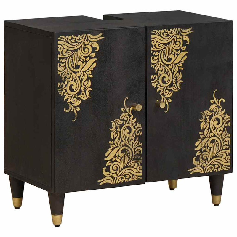 Solid Wood Freestanding Under Sink Cabinet