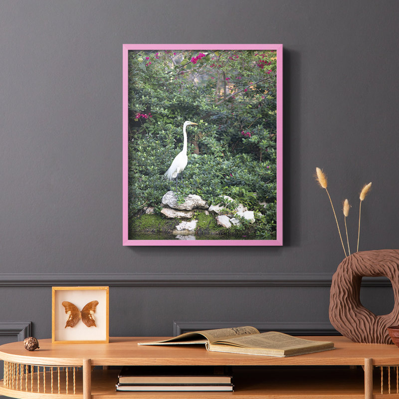 Impression encadrée Matisse MDCC-XXI - bois massif, H 10 po x l 8 po, Rose