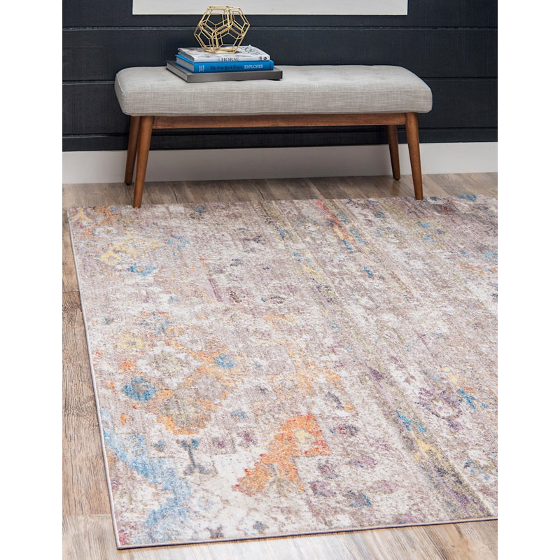 Geometric Indoor Rug, Rectangle 9' x 12'