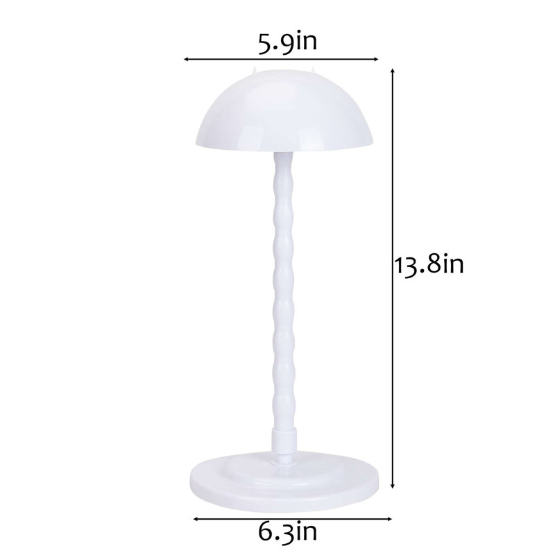 Ensemble de 2 porte-perruques de style tête de perruque portative en plastique, 13,8 po, Blanc