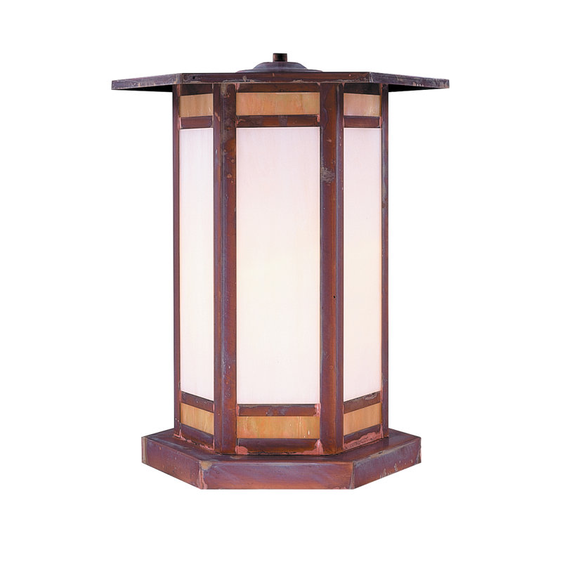 Etoile 1 - Light Pier Mount Light, 10.63" H x 8.5", Raw Copper