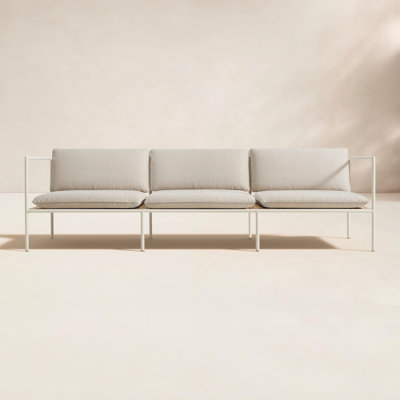 Dog Days 93'' Wide Patio Sofa with Sunbrella® Cushions