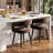 24" Velvet Counter Height Bar Stools With Gold Footrest-1800412464
