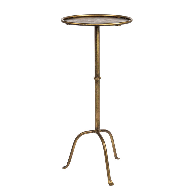 Metal Martini Cocktail Table, Gold
