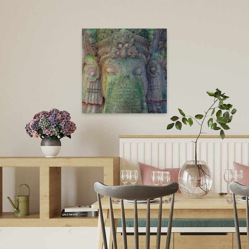 Art contemporain Ganesha, H 18 po x l 18 po