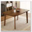 Ensemble de salle à manger 5 pièces - 1 table en bois massif + 4 chaises rembourrées-575094673