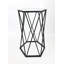 Kandan Glass Top Frame End Table
