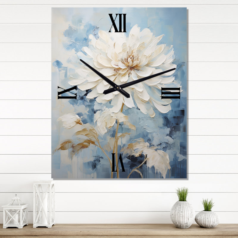 Horloge murale Brioney - Dahlia, Moyen