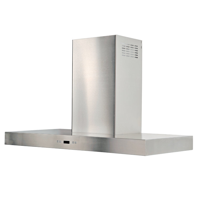 Cavaliere Stainless Steel 900 CFM Ductless (Non-Vented) Island Range Hood with Mesh Filter
