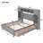 Ethil 4 Drawers Bookcase Platform Bed-1035593825-1047717054