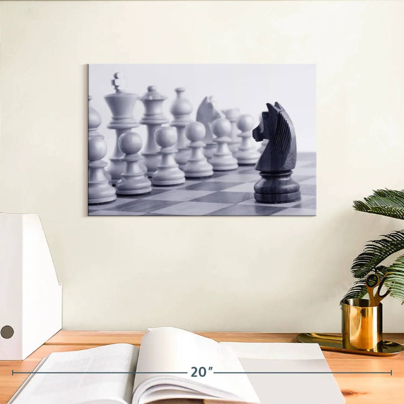 Senne Chess Game Knight, H 8 po x l 12 po