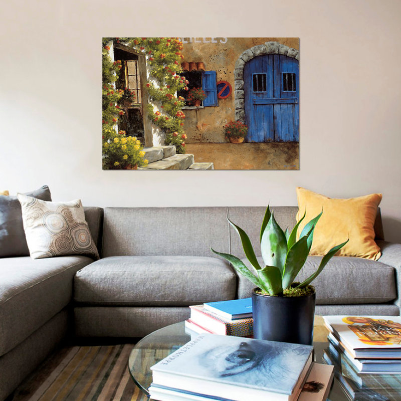 «Stationnement Interdit», reproduction sur toile, H 40 po x l 60 po x P 1,5 po, Toile tendue, Pas de tapis
