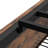 King Storage Platform Bed with Footboard and 4 Under Bed Drawers, Brown-1511724807-1500168136