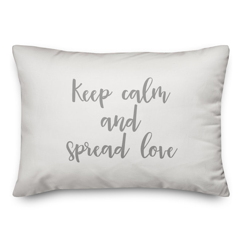 Throw Pillow, Gray/White