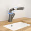 Robinet de lavabo de salle de bain escamotable avec trois modes d'eau-118546059