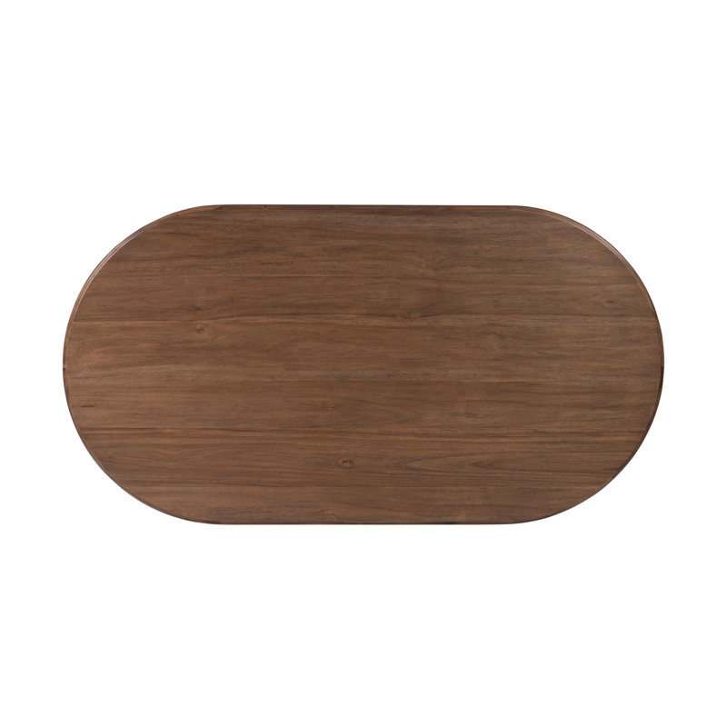 Paden Coffee Table, Seasoned Brown Acacia, 17" H x 27" L x 51" W