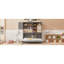 Lit escamotable mural avec armoire supérieure, tablettes, lit pliable peu encombrant avec lumière et USB-79372658