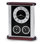 Solid Wood Stainless Steel Quartz movement / Crystal Tabletop Clock