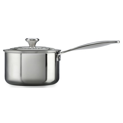 Le Creuset Stainless Steel Saucepan with Lid