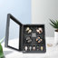 12.6" Watch Display Box Automatic Rotation 8+5 Watch Winder Box With Lock Gift