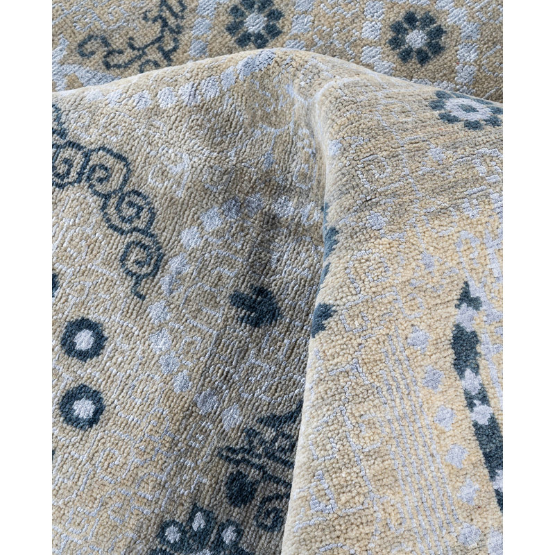 Overdyed One-of-a-Kind 8' 1" X 10' 2" Hand Knotted Area Rug