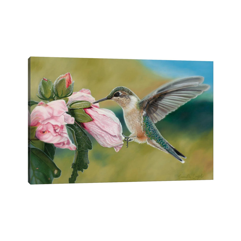 Tickled Pink by Camille Engel - Wrapped Canvas Painting, 101.6 cm H x 66.04 cm W