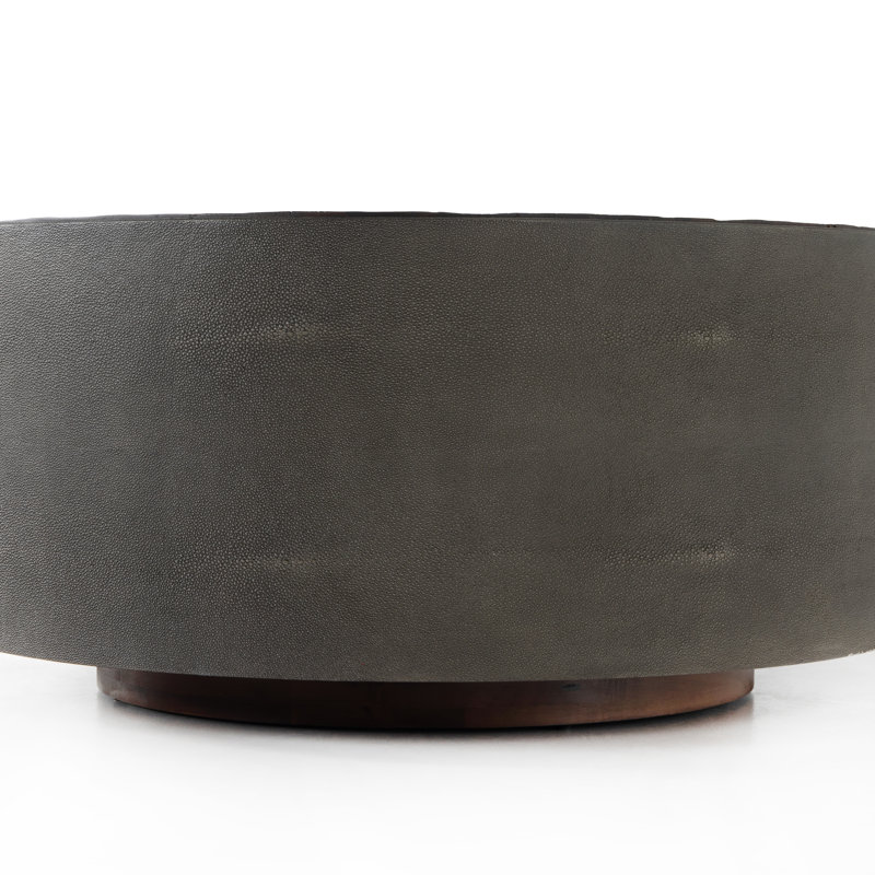 Crosby Solid Wood Coffee Table, Brown, Gray