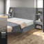 Lit avec rangement et grand lit en MDF