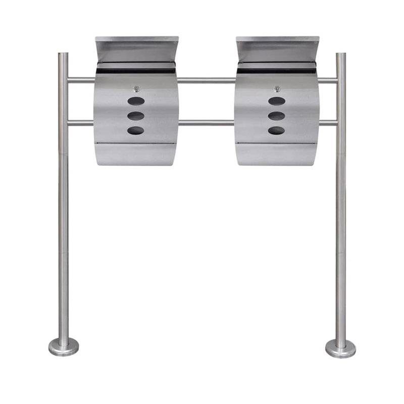 Feeley Steel Post Mounted Post Box