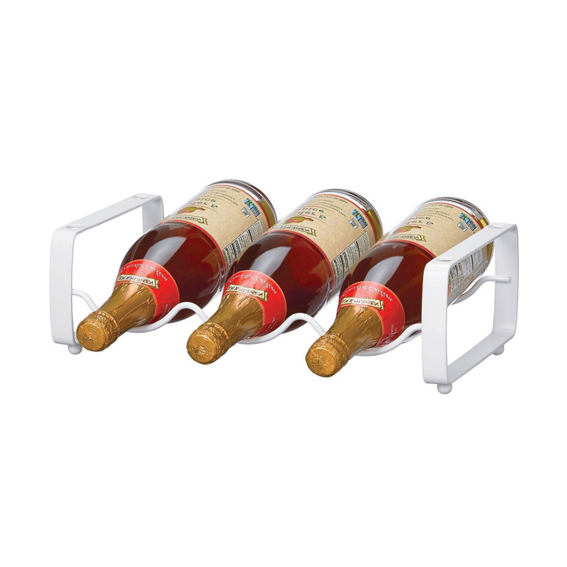 Sandnes 6 Bottle Tabletop Wine Bottle Rack, Matt White