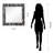 Empire Art Mirrors Veneer Decorative Wall Mirror