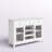 Modern Kitchen Sideboard, Buffet Cabinet with Wine Storage and Glass Doors