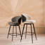 Swivel Upholstered Stool with Metal Frame-402638806-402636842