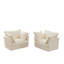Ensemble de 2 chaises d'appoint Modern Armchairs-700661669