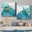 «Delray Sea Turtle I», ensemble de 2 peintures-997744210-997744211