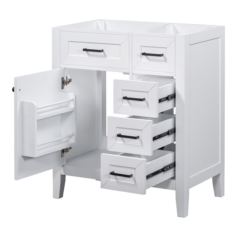 Base de meuble-lavabo simple Nadab 29,52 seulement, Blanc