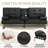 Abbigale 65.8'' Faux Leather Reclining Sofa Bed-326507227