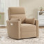 Fauteuil inclinable électrique en velours côtelé de 36,6 po de largeur avec port USB-881855062