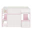 Lit mezzanine avec maisonnette et rangement pour enfants et adolescents-54306395