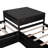 Twin Size L Shape Platform Bed Frame With Trundle, Rawers And Built-In Table-61833281