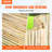 Natural Bamboo Privacy Fence Screen, 6 ft H x 16 ft L Decorative Bamboo Screen Panel, Eco-Friendly Privacy Bamboo Slat Fence, Backyard, Balcony, Patio, Pool Side, Designed for Garden-122498385