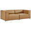 Causeuse modulaire en cuir 2 pièces Mingle-1711764899