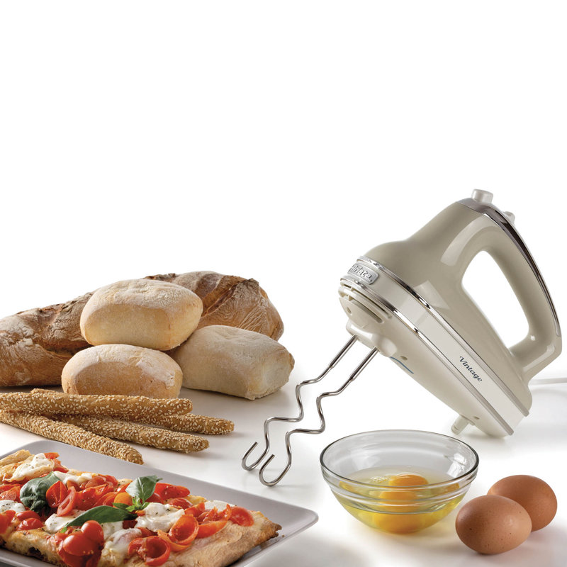 Ariete Vintage Hand Whisk & Jug Blender, Cream