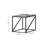 Cascada Solid Wood Top End Table