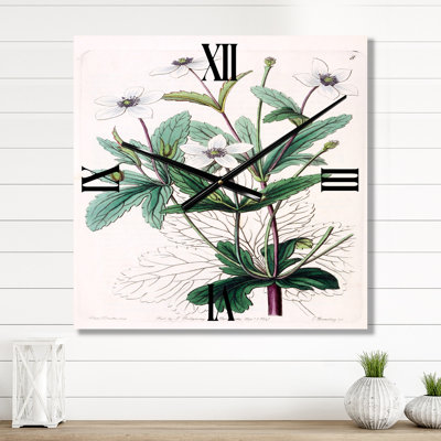 Vintage Plant Life XXI - Traditional Wall Clock