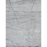 Abstract Area Rug in Ivory/Light Blue/Gray
