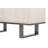 Bronzini Credenza, Small,Embossed White