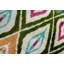 Coussin décoratif en velours géométrique