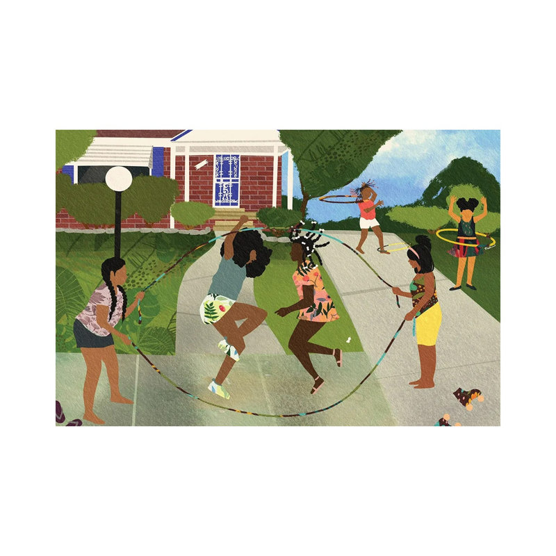 With My Cousins Nem by DeeLashee - Print on Canvas, Wrapped Canvas, 20.32 cm H x 30.48 cm W