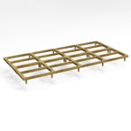 Powersheds 16 x 8ft Pressure Treated Timber Base Kit